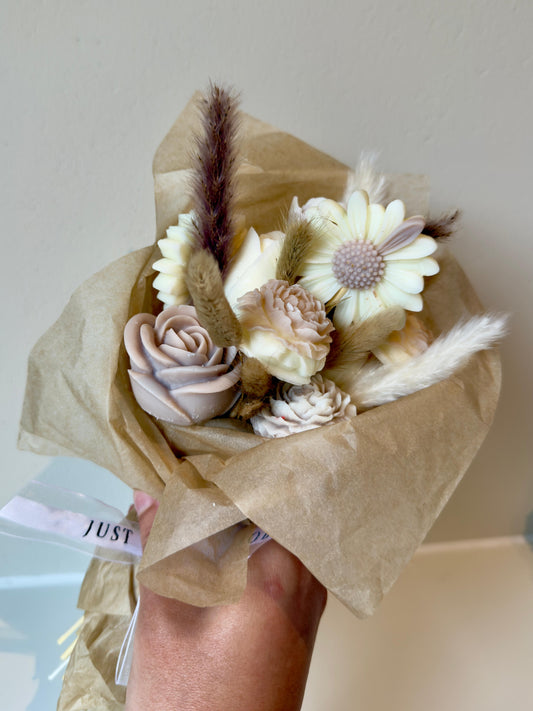 Waxmelts Boeket – Handgemaakt Geurend Bloemenboeket