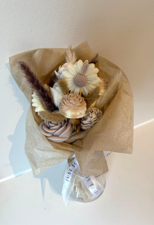 Waxmelts Boeket – Handgemaakt Geurend Bloemenboeket